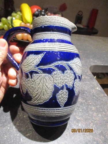 Ancien pichet vin grès - ancien,